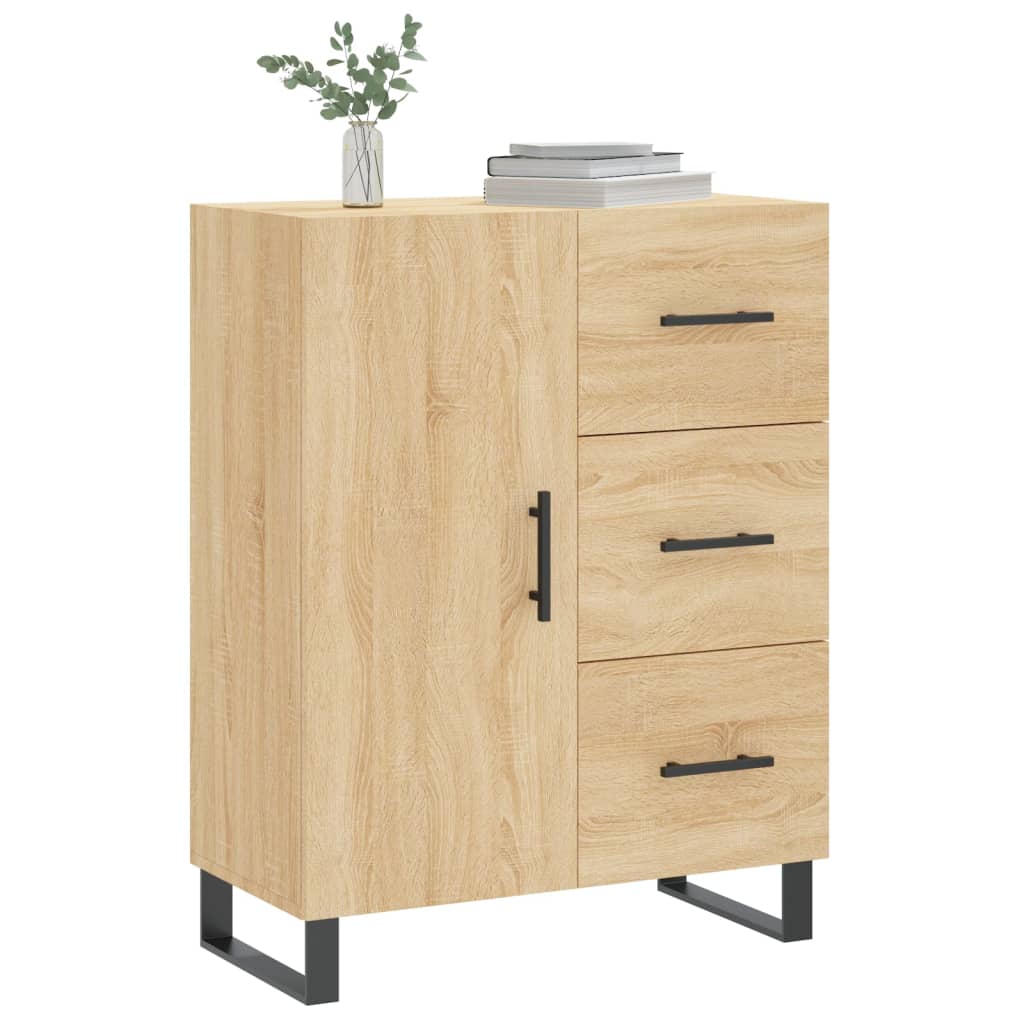 Dressoir 69,5x34x90 cm bewerkt hout