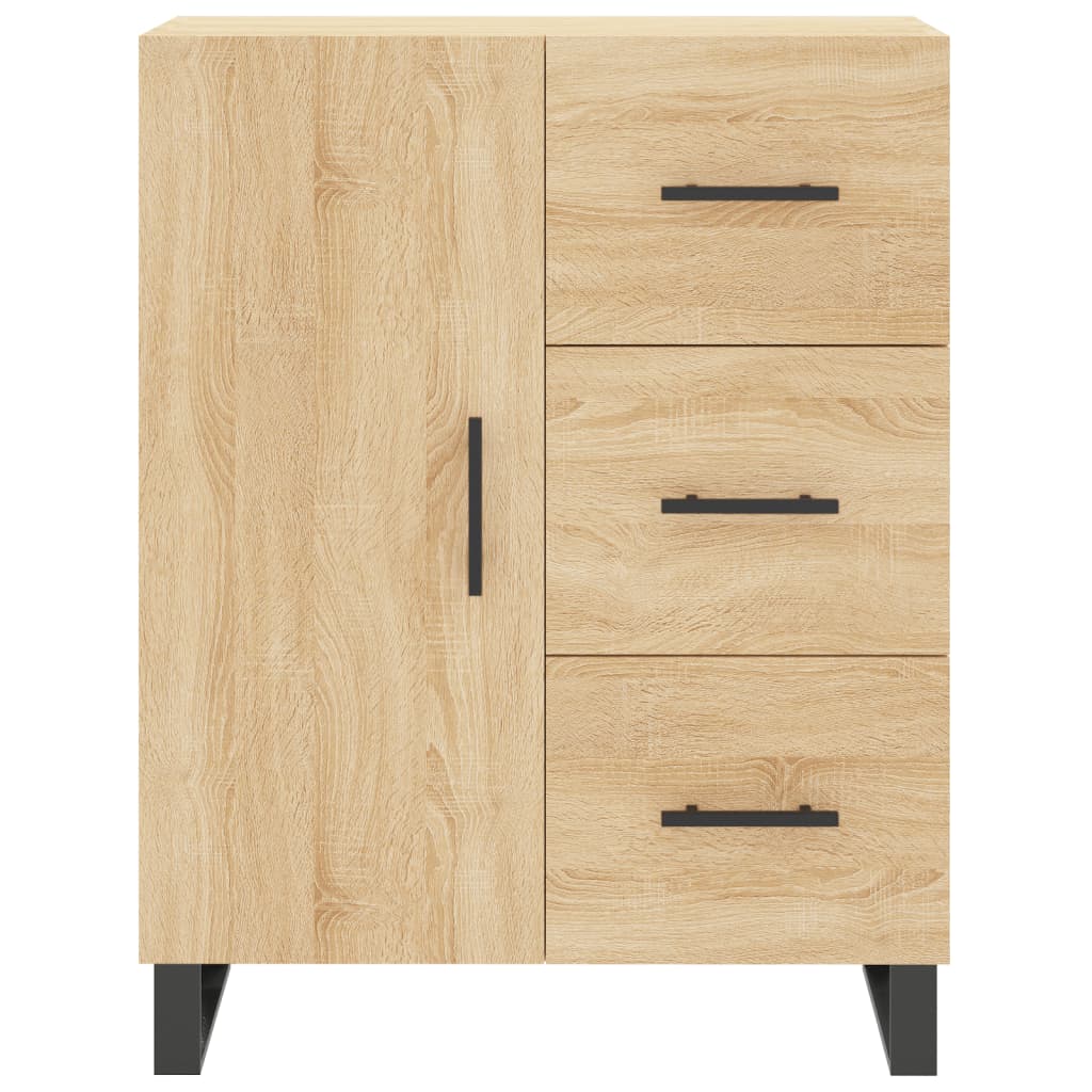 Buffet 69,5x34x90 cm en bois travaillé