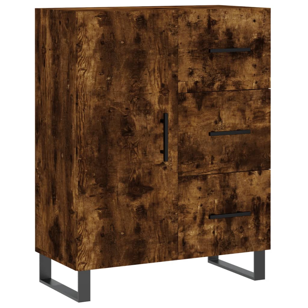 Buffet 69,5x34x90 cm en bois travaillé