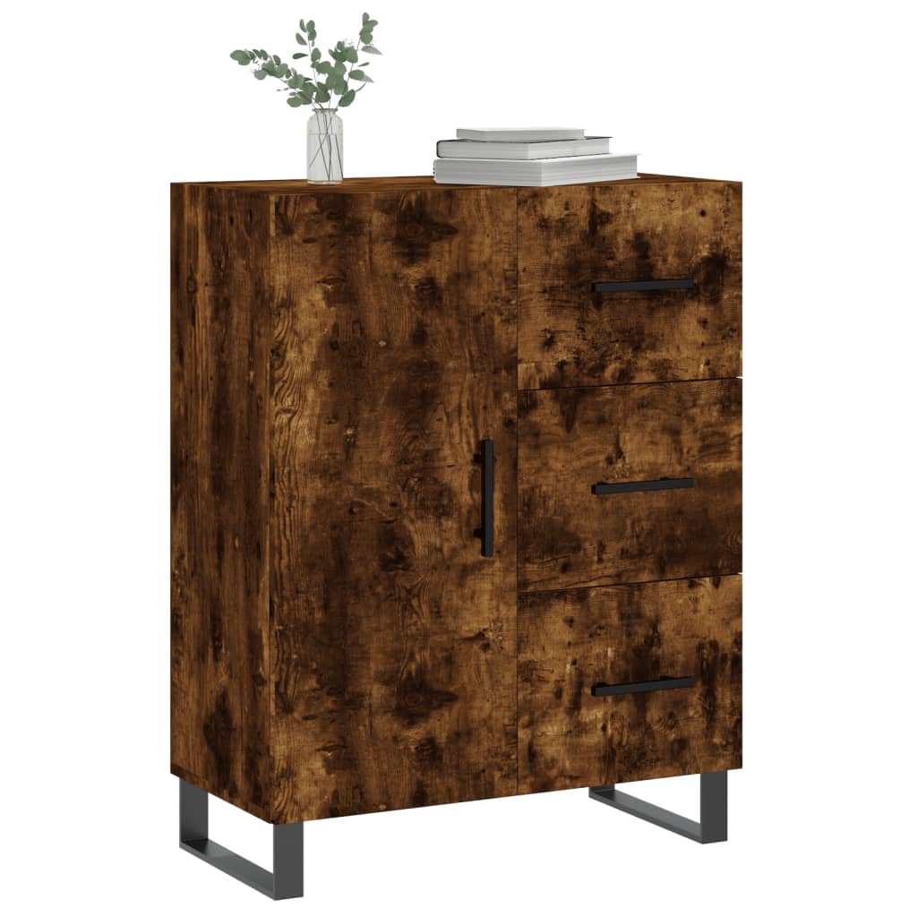 Buffet 69,5x34x90 cm en bois travaillé