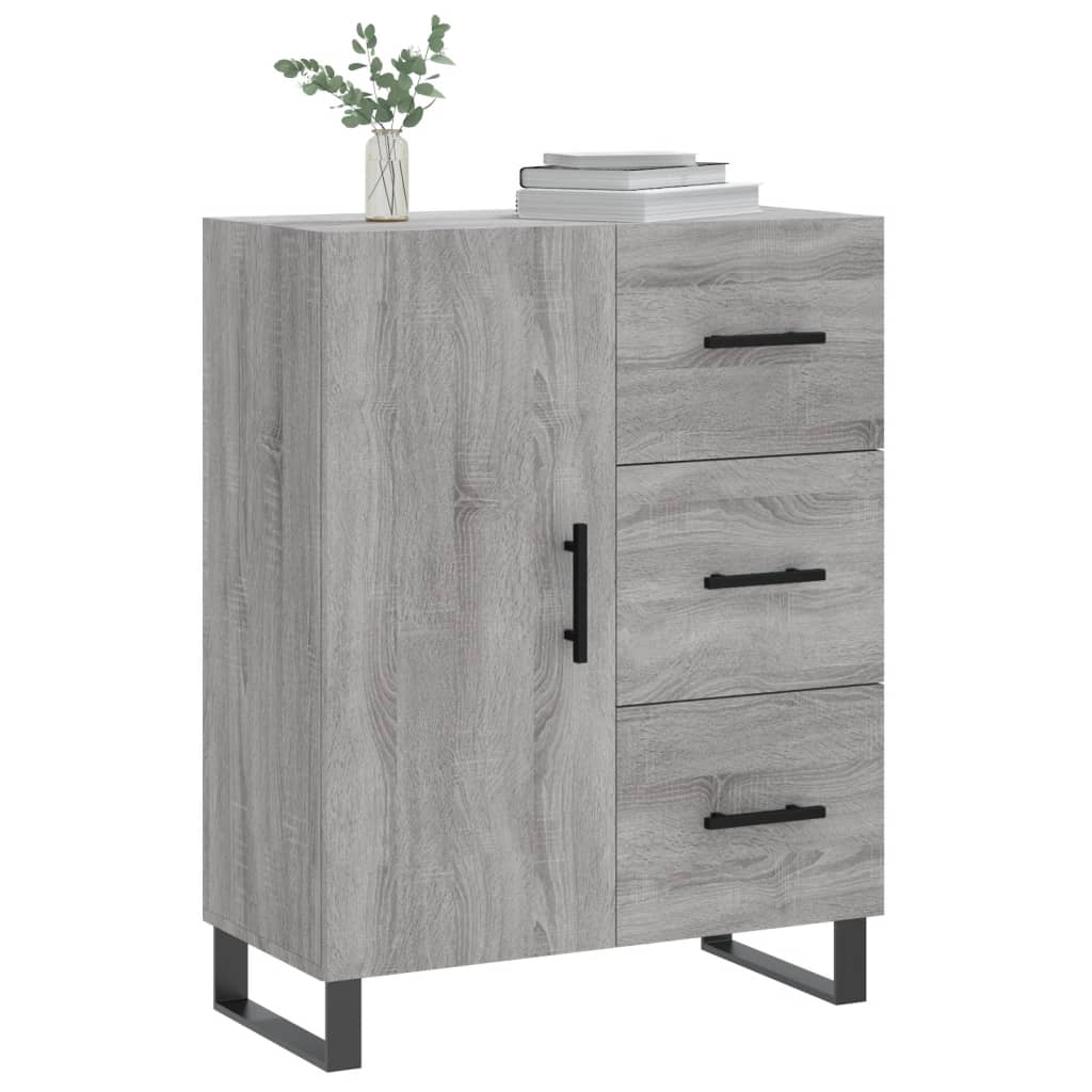 Buffet 69,5x34x90 cm en bois travaillé