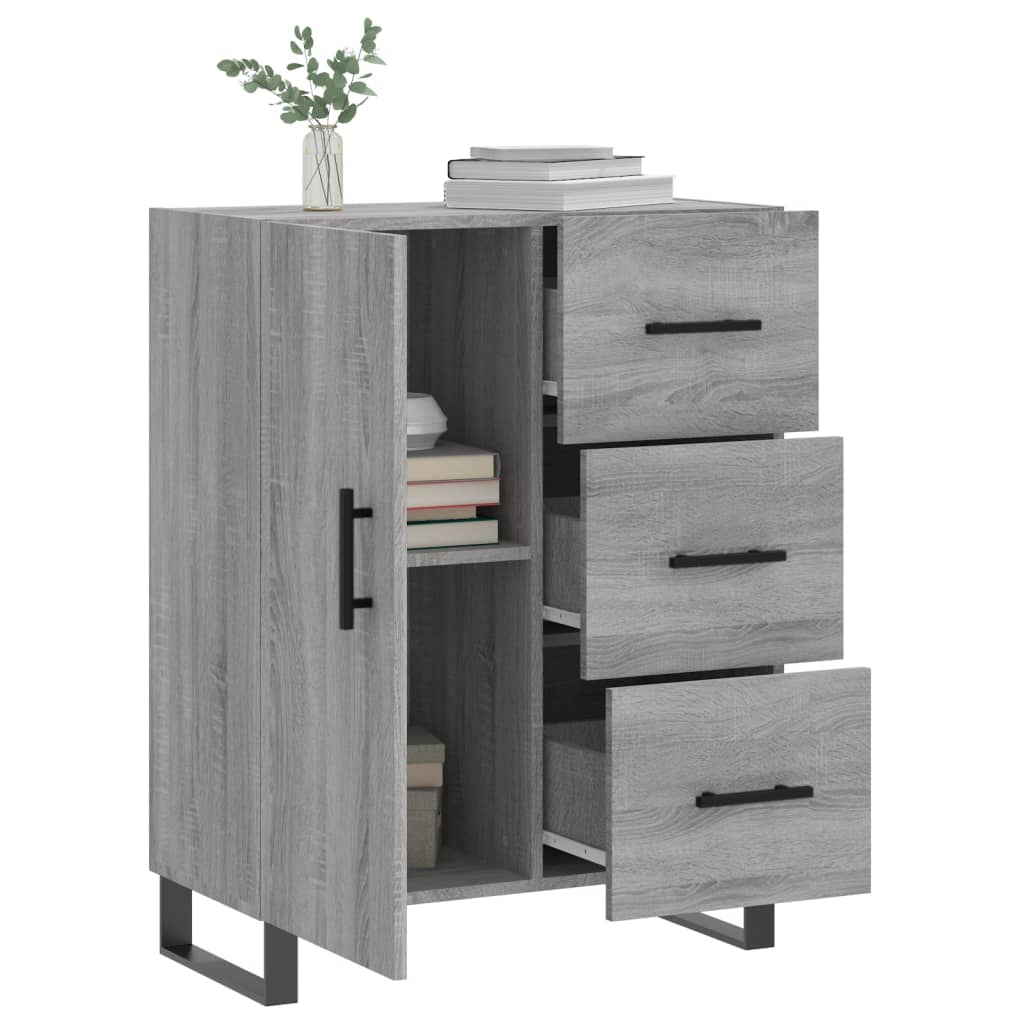 Dressoir 69,5x34x90 cm bewerkt hout