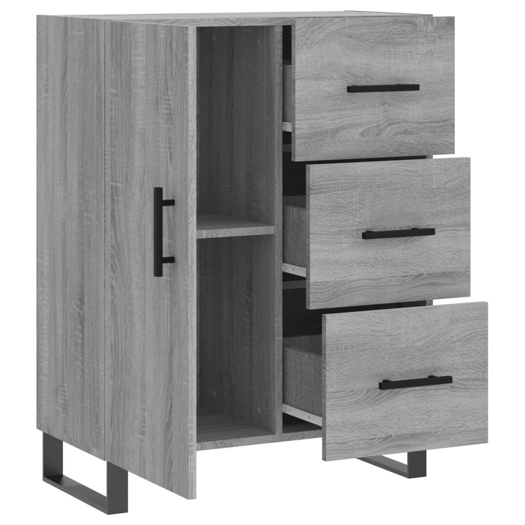 Dressoir 69,5x34x90 cm bewerkt hout