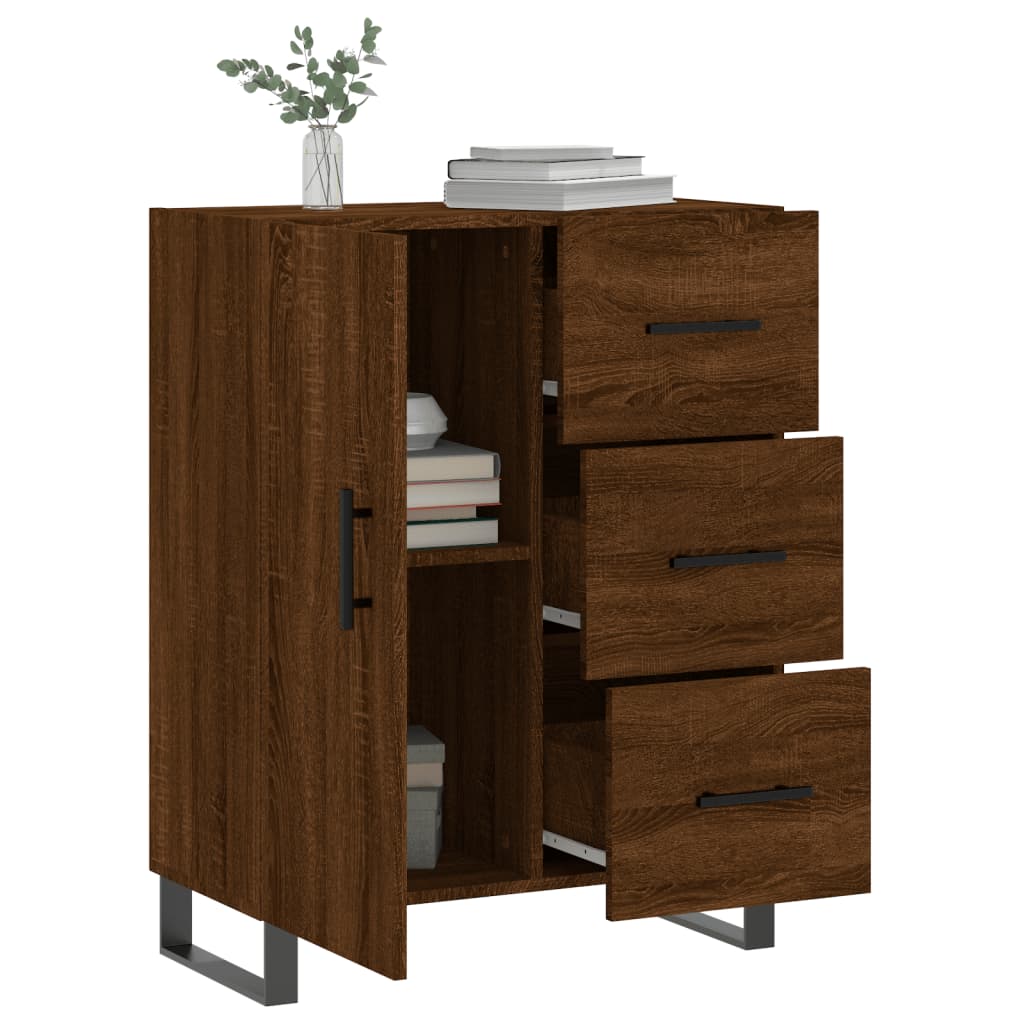 Dressoir 69,5x34x90 cm bewerkt hout