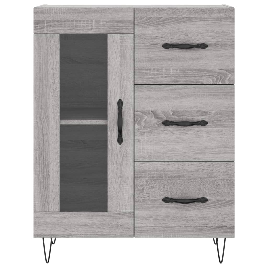 Dressoir 69,5x34x90 cm bewerkt hout