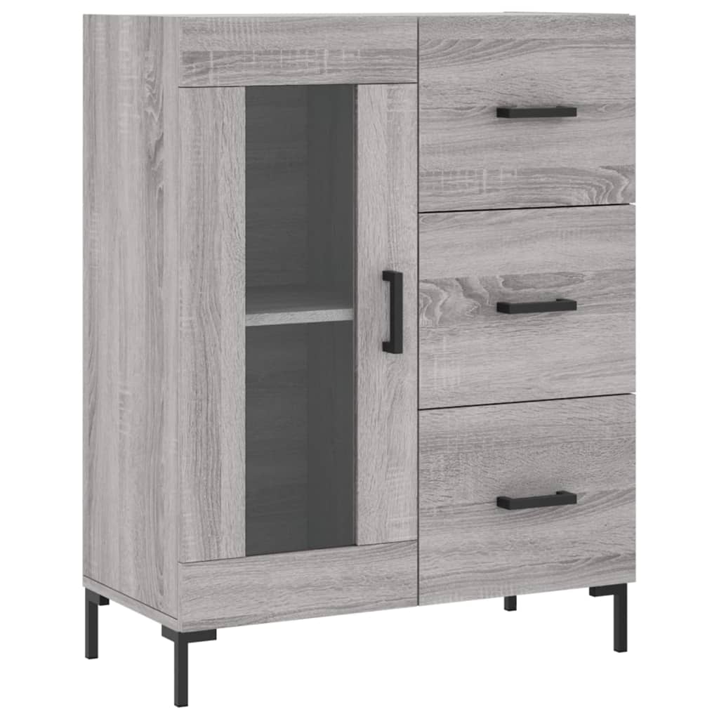 Buffet 69,5x34x90 cm en bois travaillé