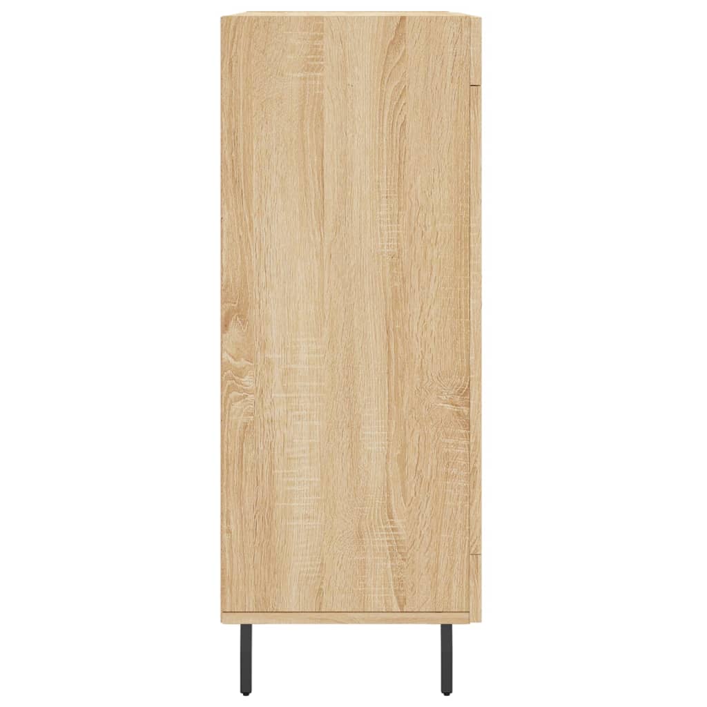 Dressoir 69,5x34x90 cm bewerkt hout eikenkleurig