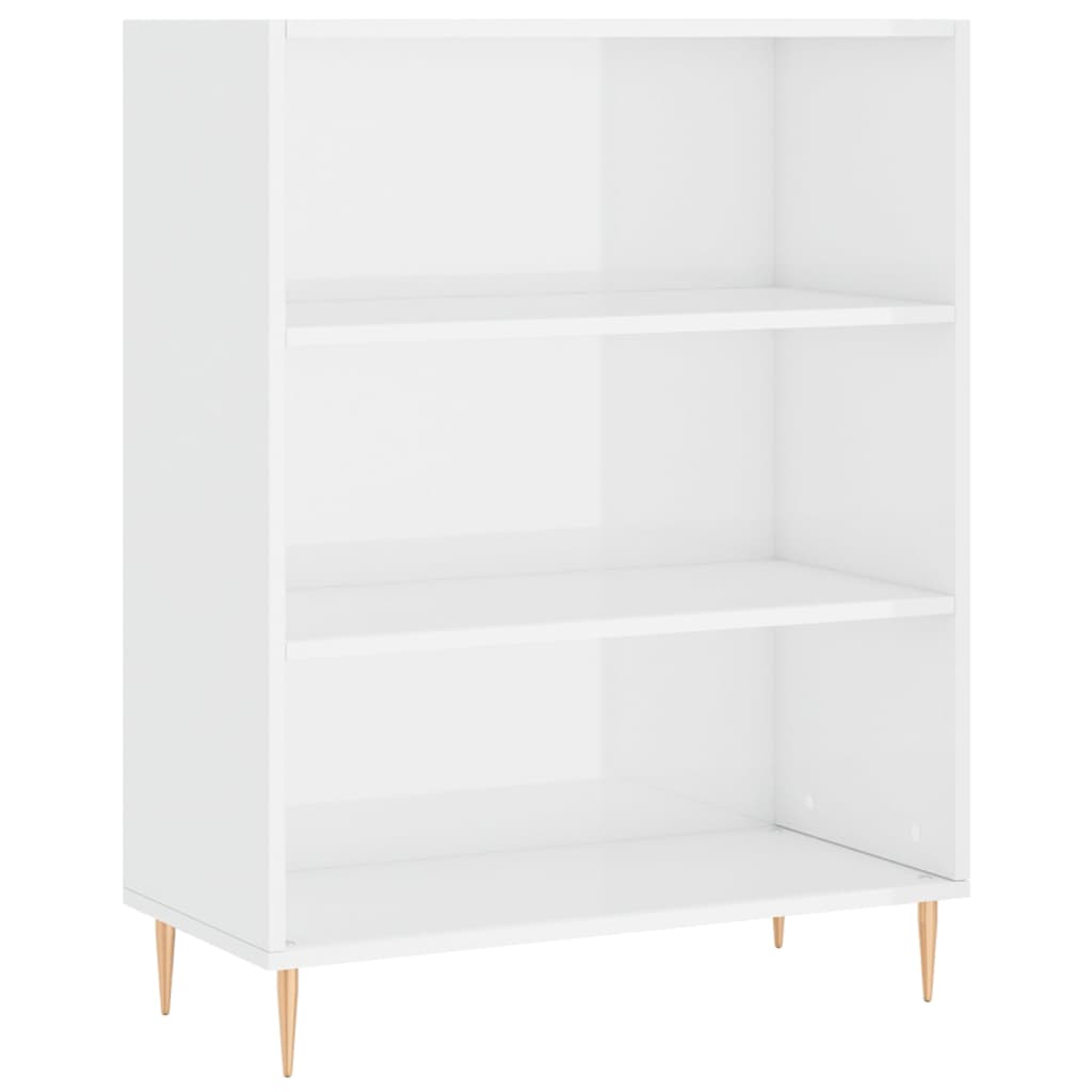 Boekenkast 69,5x32,5x90 cm bewerkt hout