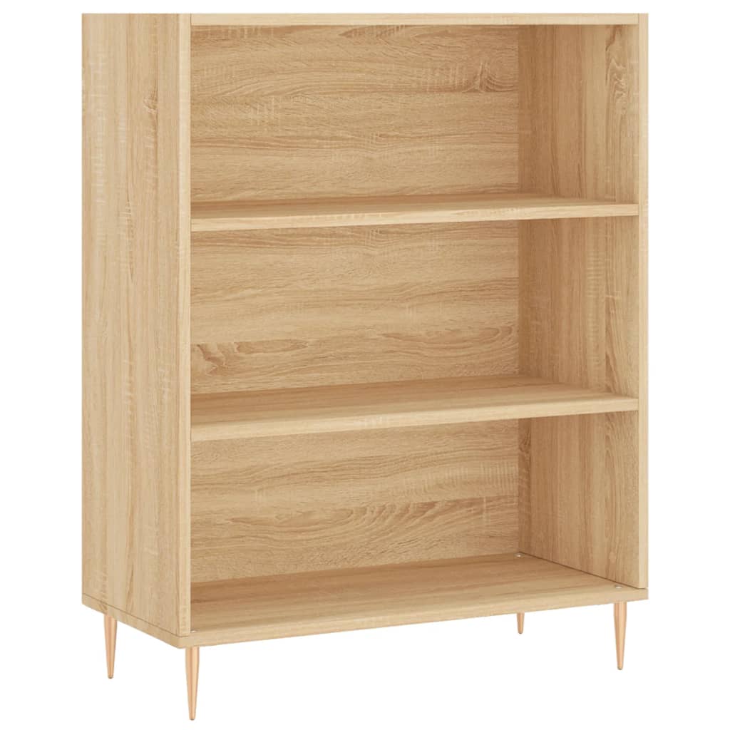 Boekenkast 69,5x32,5x90 cm bewerkt hout