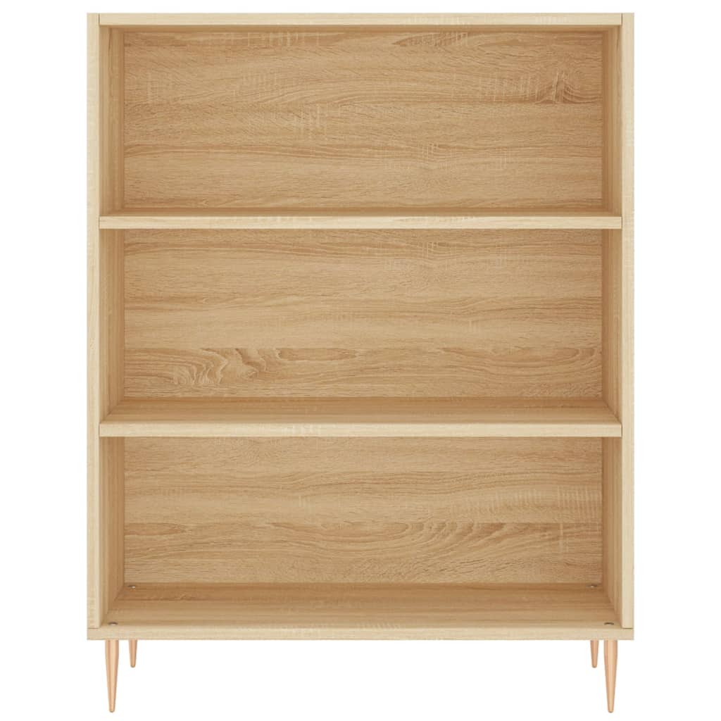 Boekenkast 69,5x32,5x90 cm bewerkt hout