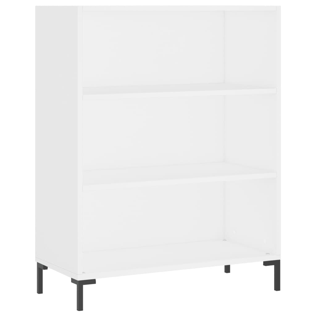 Boekenkast 69,5x32,5x90 cm bewerkt hout eikenkleurig