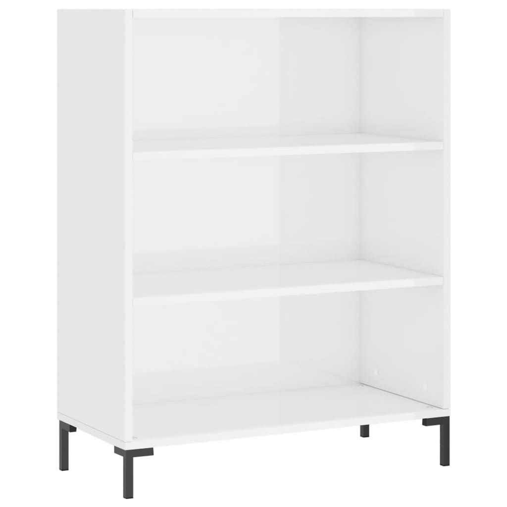 Boekenkast 69,5x32,5x90 cm bewerkt hout eikenkleur