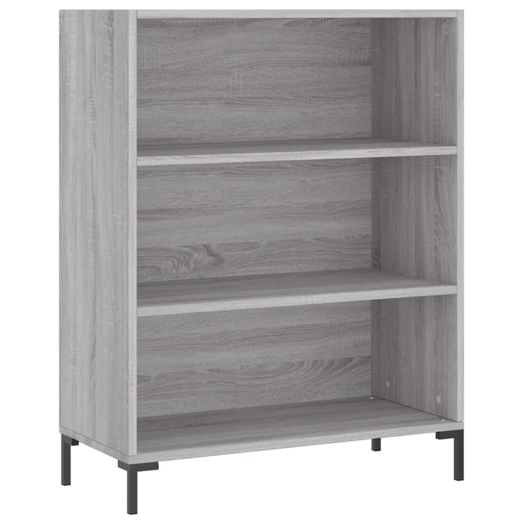 Boekenkast 69,5x32,5x90 cm bewerkt hout eikenkleur