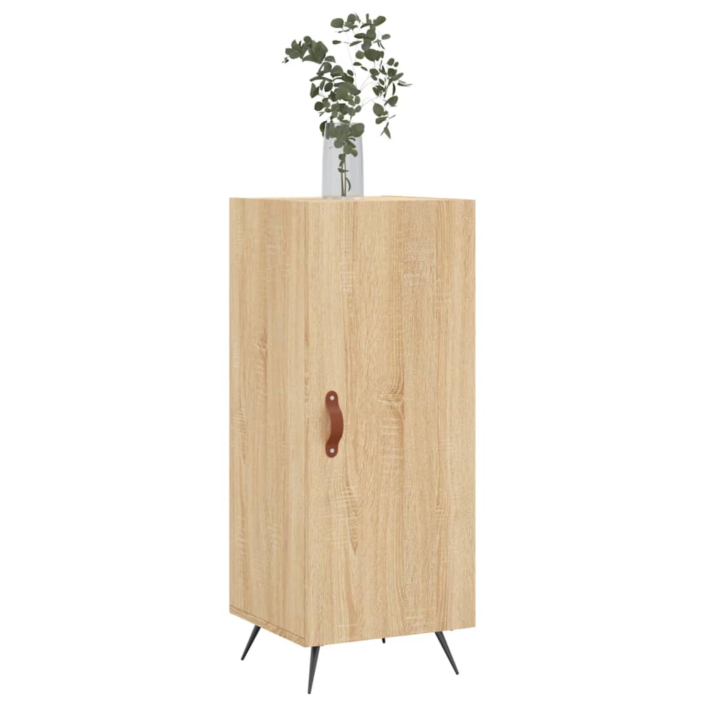 Buffet 34,5x34x90 cm en bois travaillé