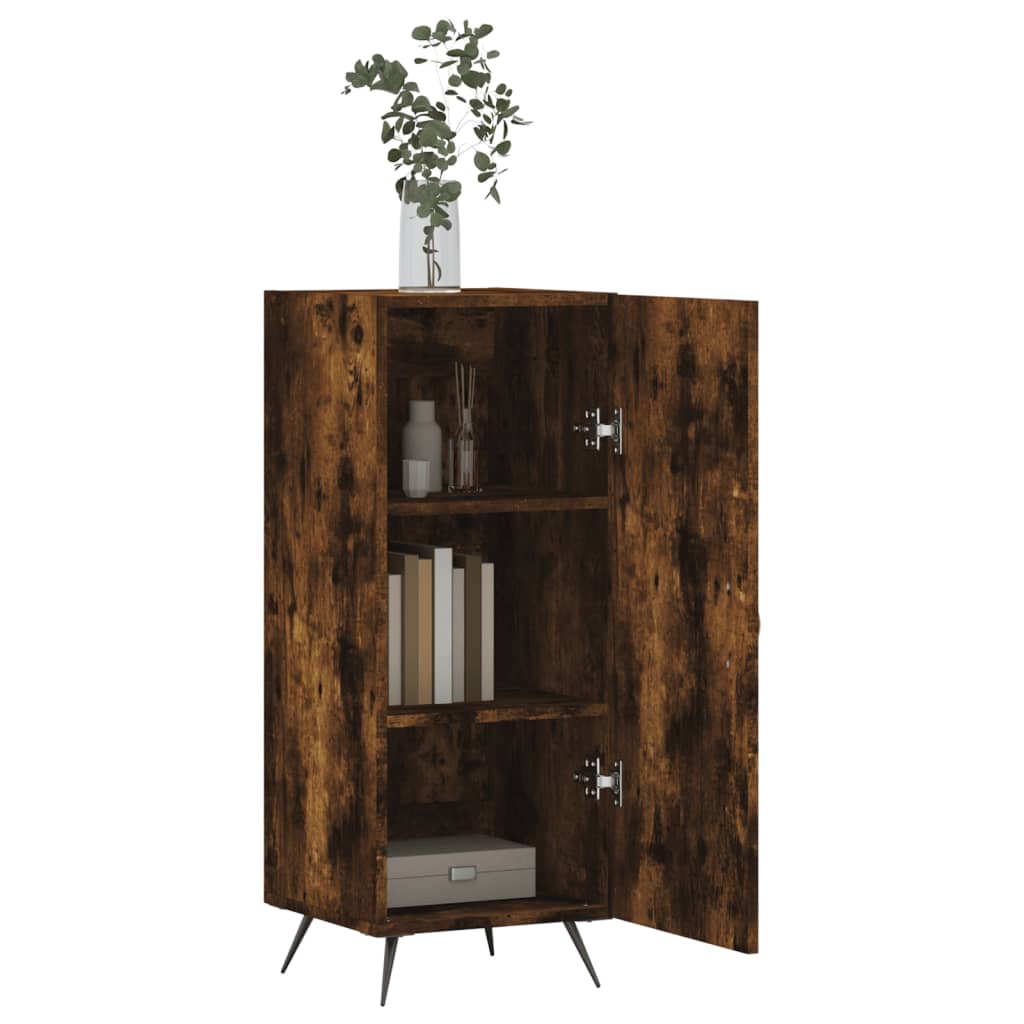 Buffet 34,5x34x90 cm en bois travaillé