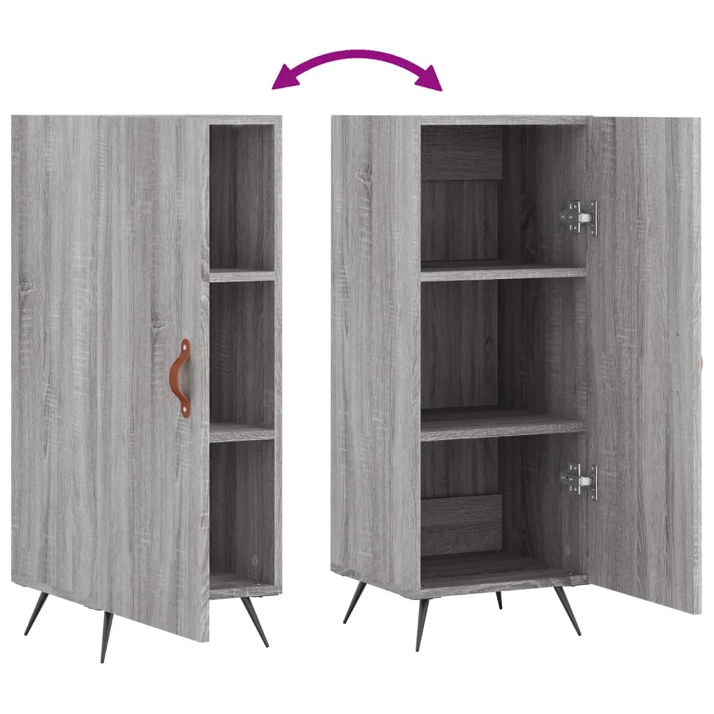 Dressoir 34,5x34x90 cm bewerkt hout