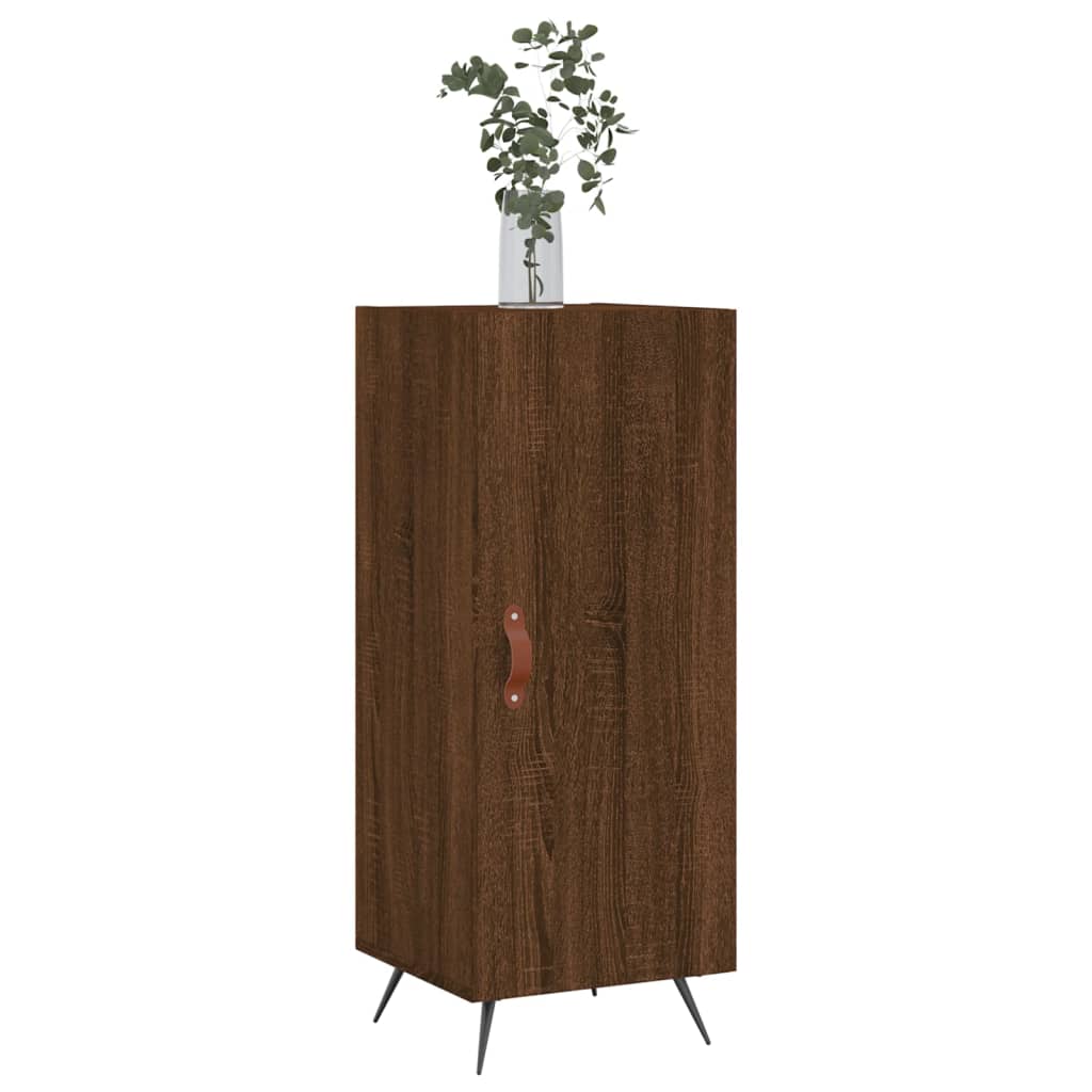 Buffet 34,5x34x90 cm en bois travaillé