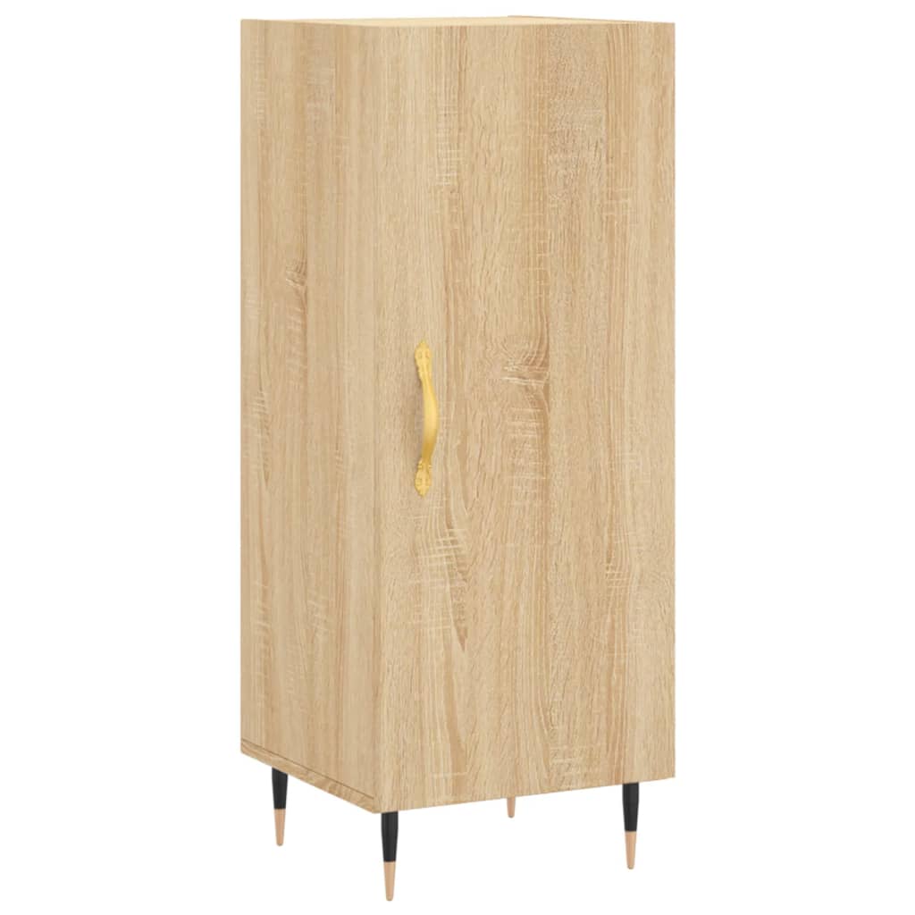 Buffet 34,5x34x90 cm en bois travaillé