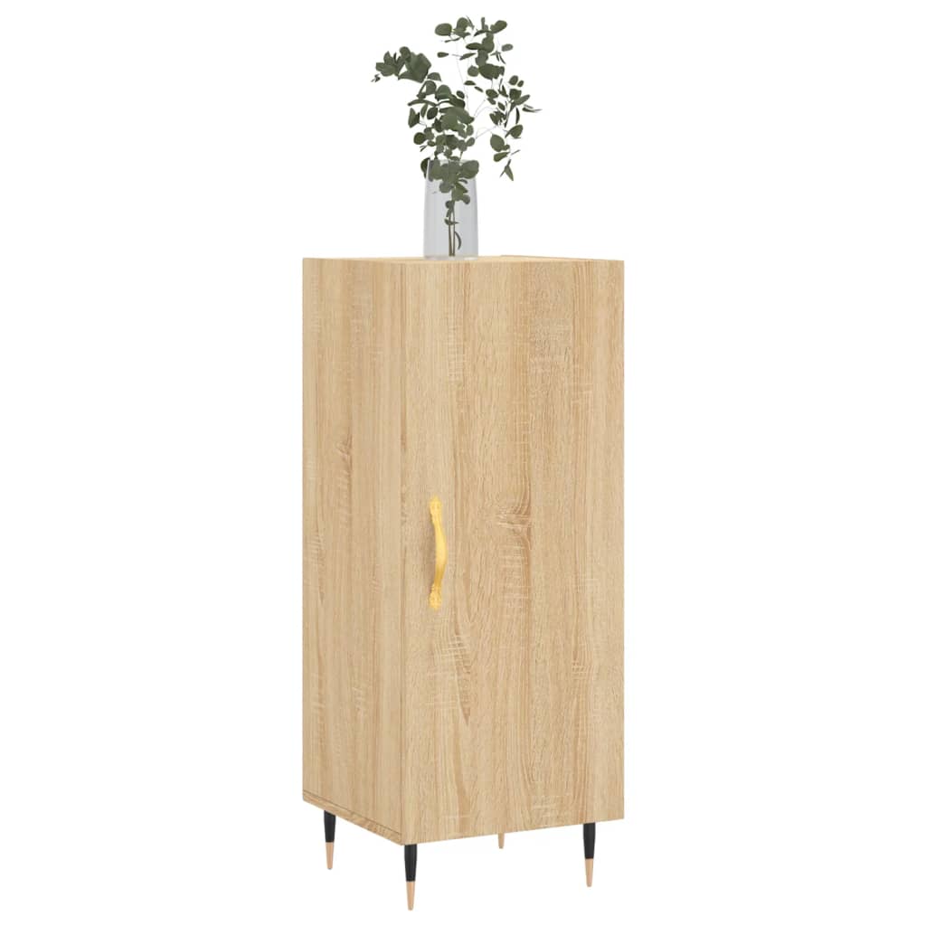 Buffet 34,5x34x90 cm en bois travaillé