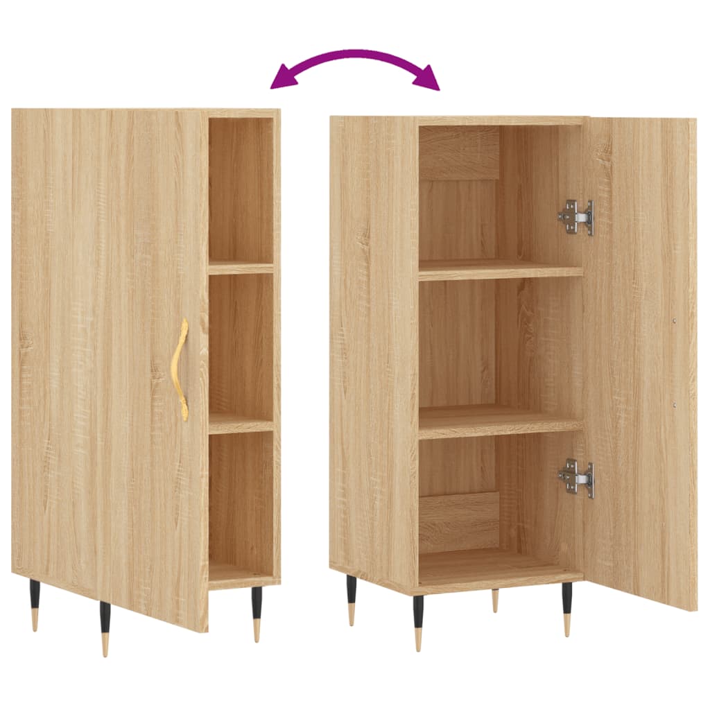 Dressoir 34,5x34x90 cm bewerkt hout