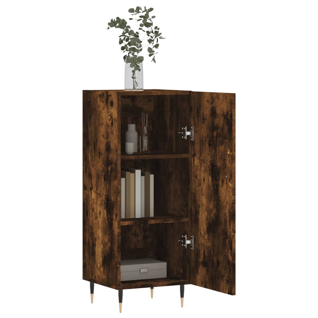 Buffet 34,5x34x90 cm en bois travaillé