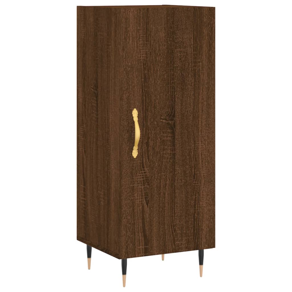 Buffet 34,5x34x90 cm en bois travaillé