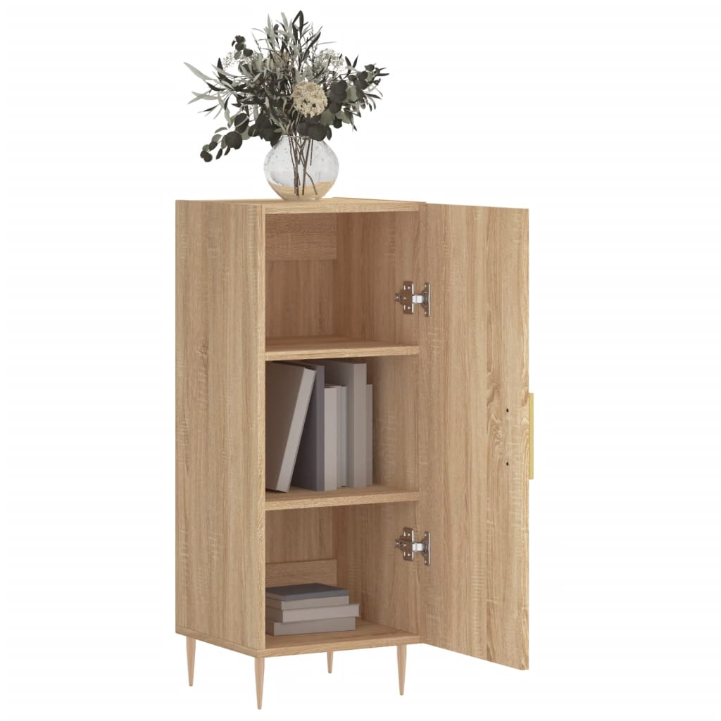 Buffet 34,5x34x90 cm en bois travaillé