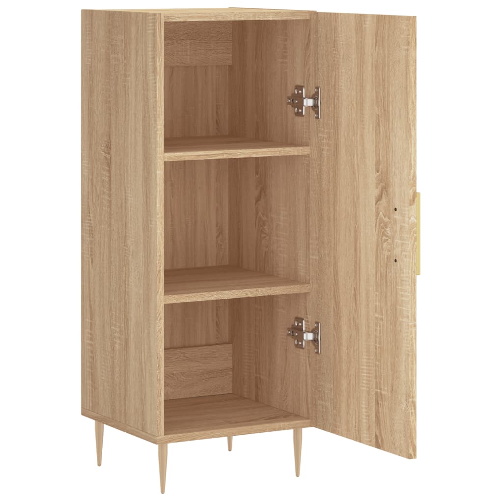 Buffet 34,5x34x90 cm en bois travaillé