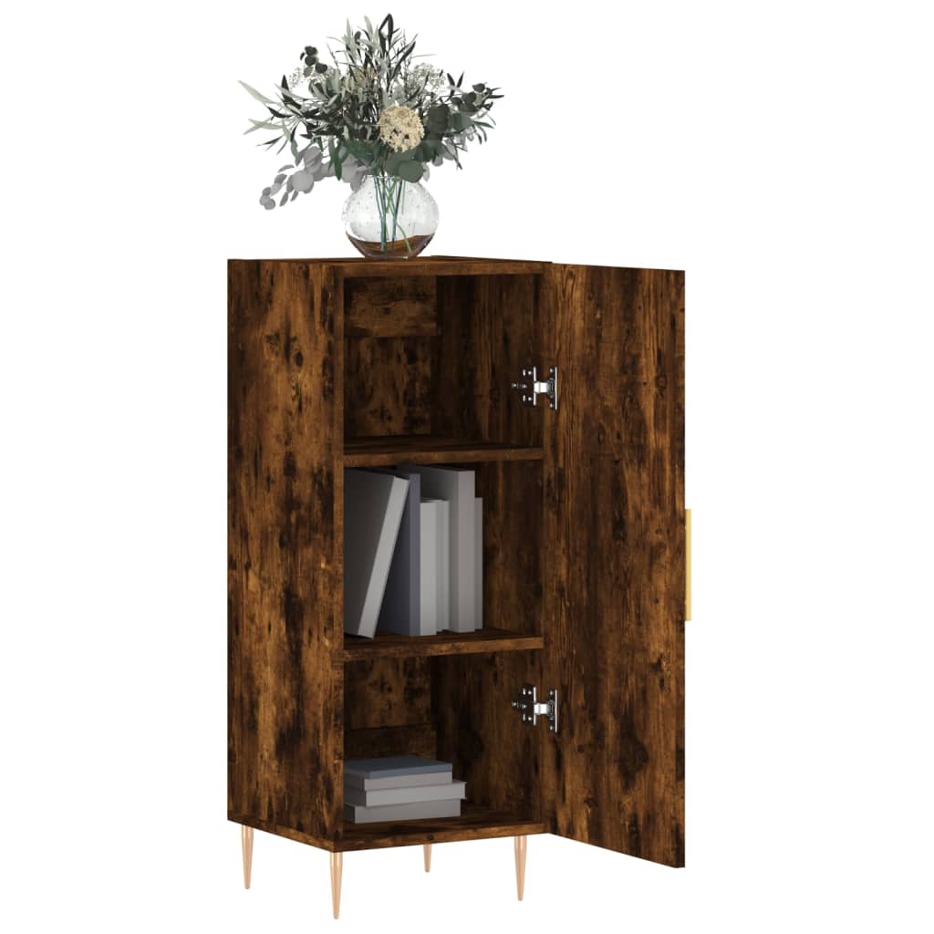 Buffet 34,5x34x90 cm en bois travaillé