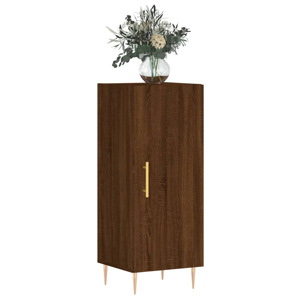 Buffet 34,5x34x90 cm en bois travaillé