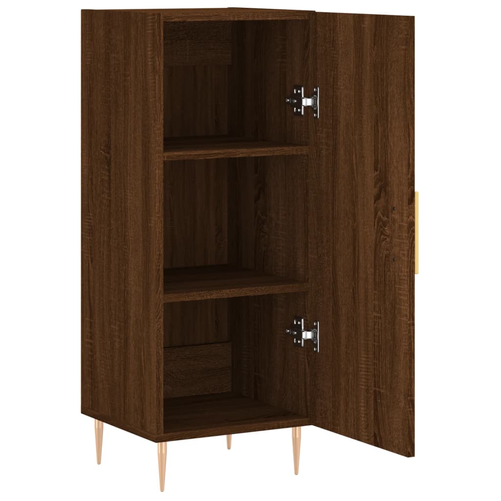 Buffet 34,5x34x90 cm en bois travaillé