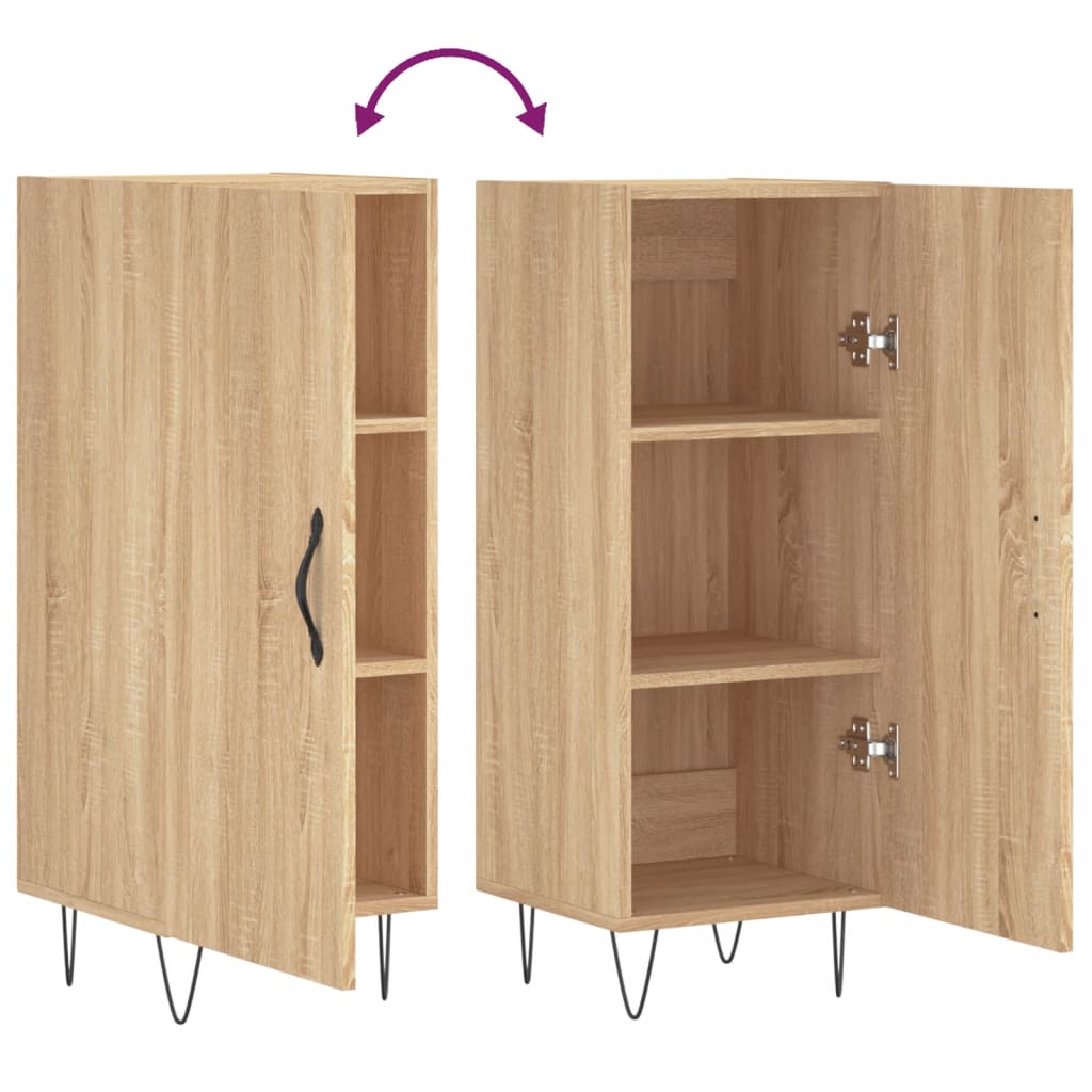 Dressoir 34,5x34x90 cm bewerkt hout