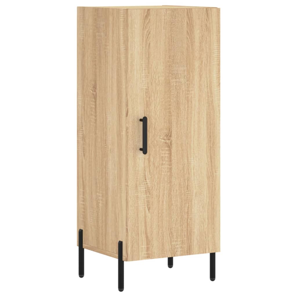 Dressoir 34,5x34x90 cm bewerkt hout eikenkleurig