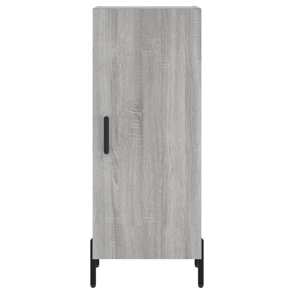 Dressoir 34,5x34x90 cm bewerkt hout eikenkleurig