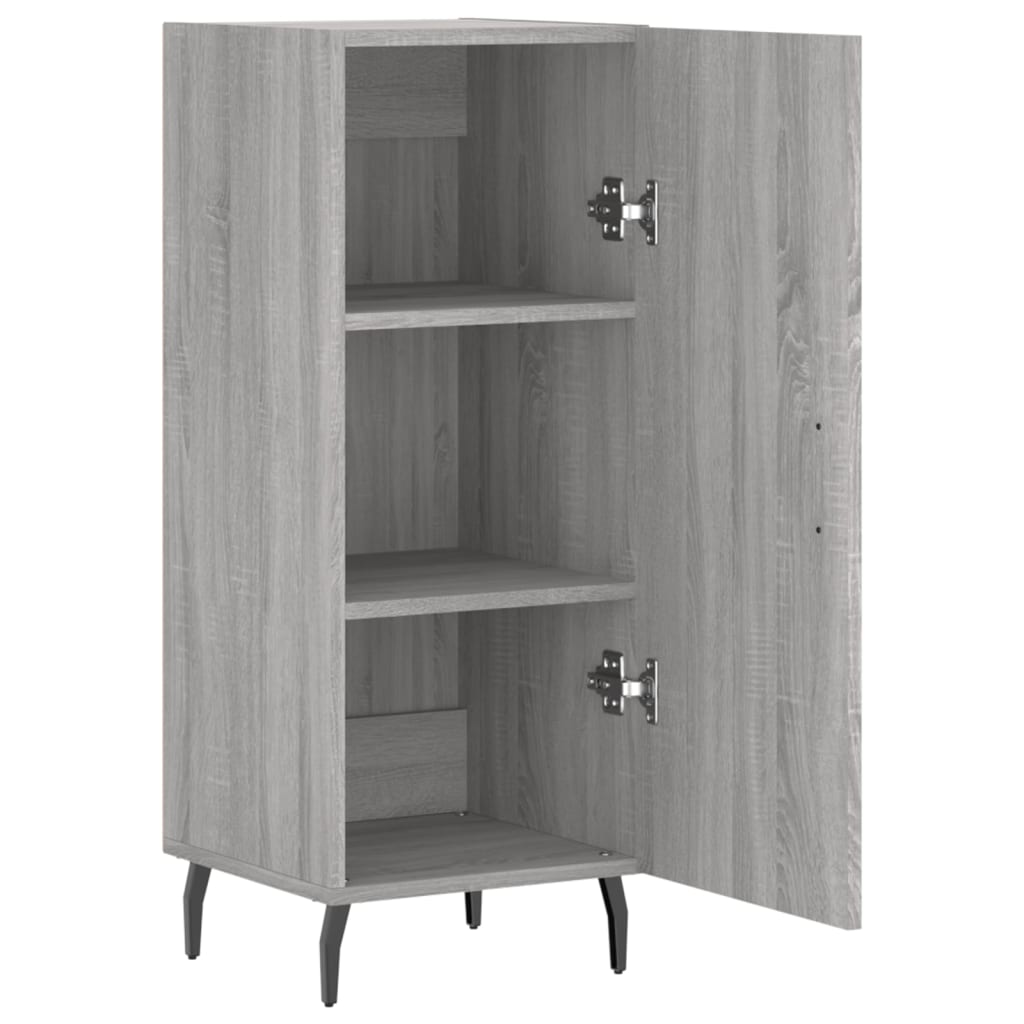 Dressoir 34,5x34x90 cm bewerkt hout eikenkleurig