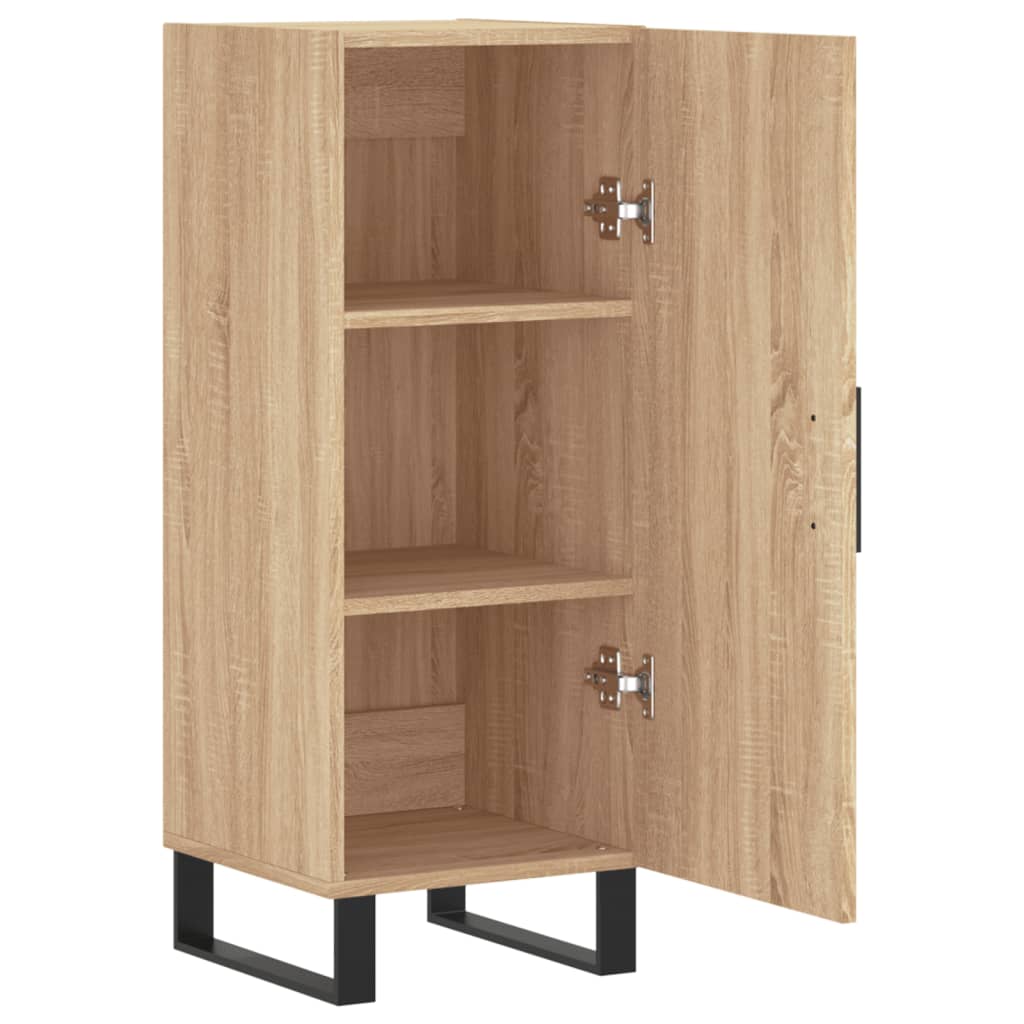 Buffet 34,5x34x90 cm en bois travaillé