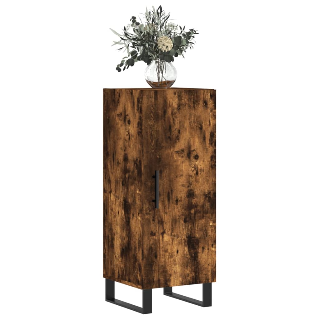 Buffet 34,5x34x90 cm en bois travaillé