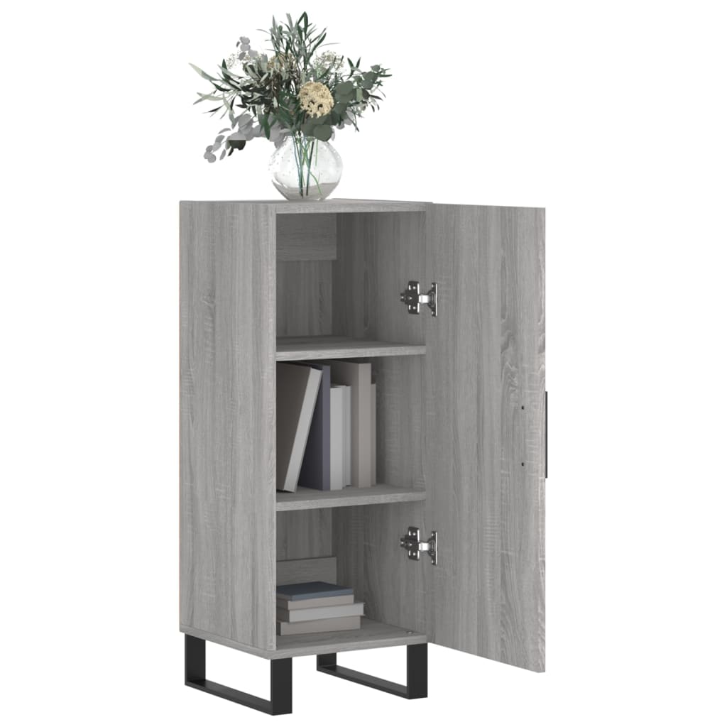 Buffet 34,5x34x90 cm en bois travaillé