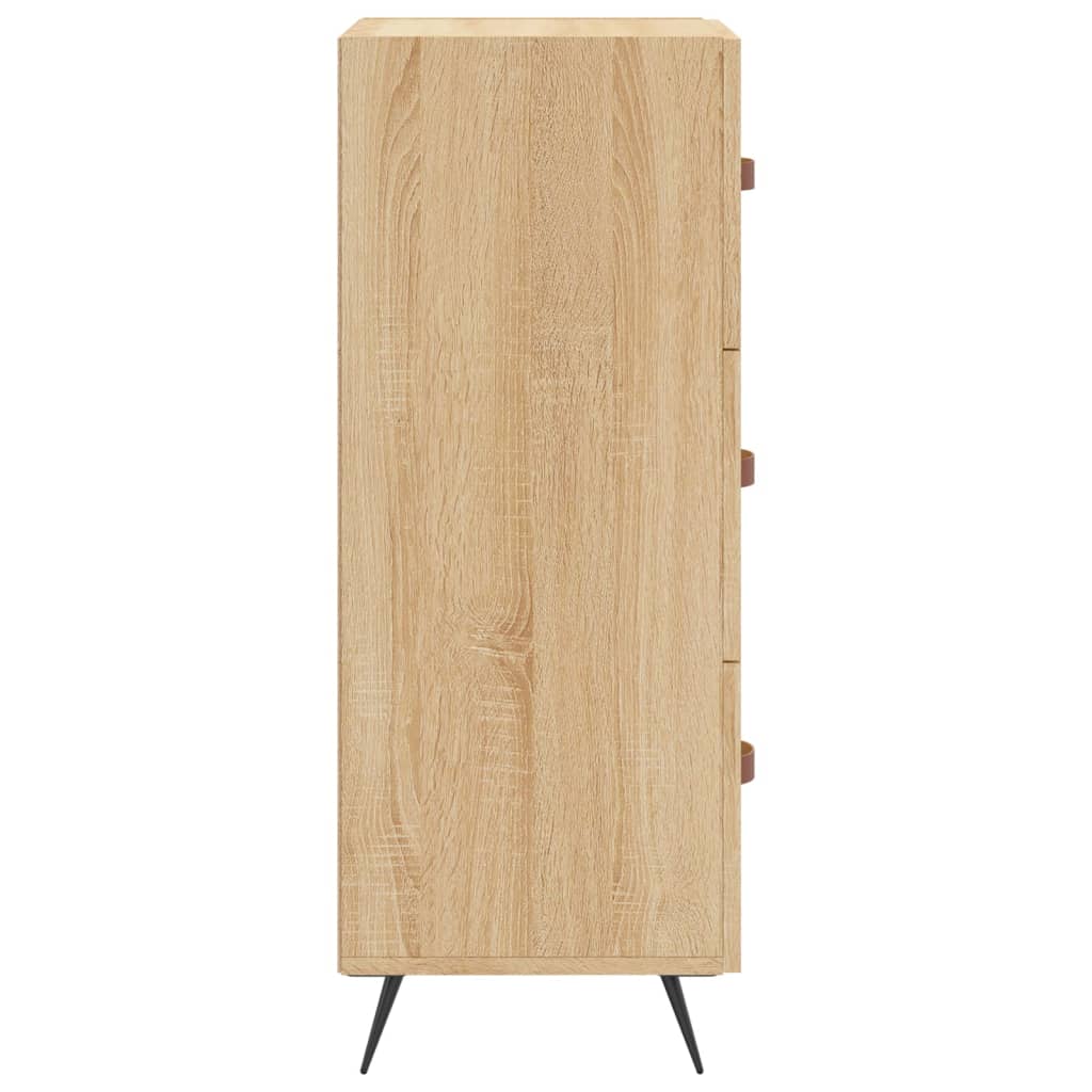 Buffet 34,5x34x90 cm en bois travaillé