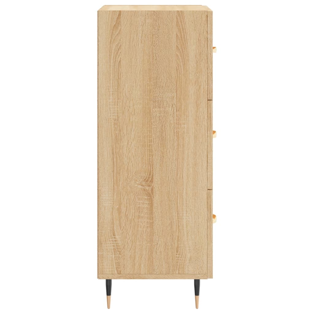 Dressoir 34,5x34x90 cm bewerkt hout