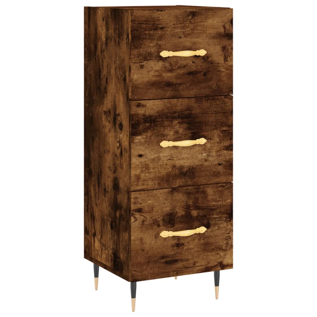 Buffet 34,5x34x90 cm en bois travaillé