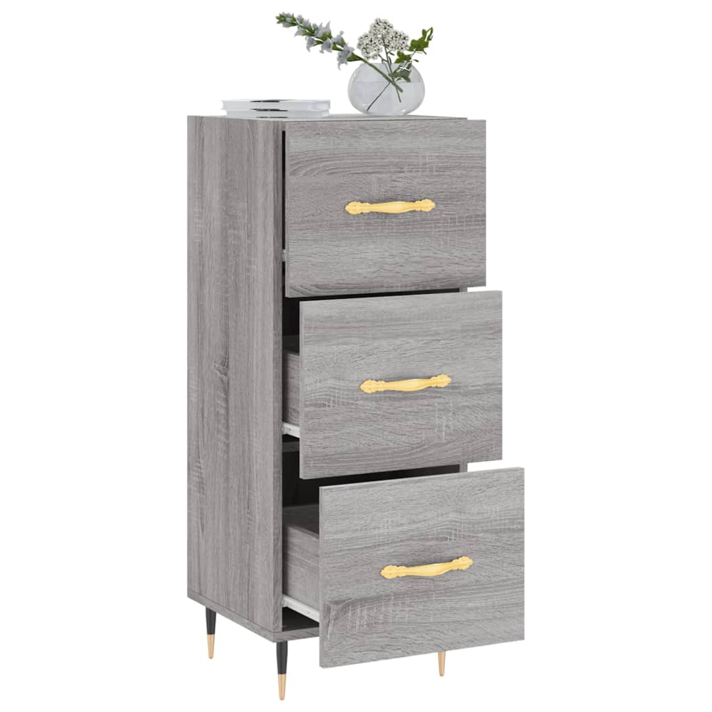 Dressoir 34,5x34x90 cm bewerkt hout