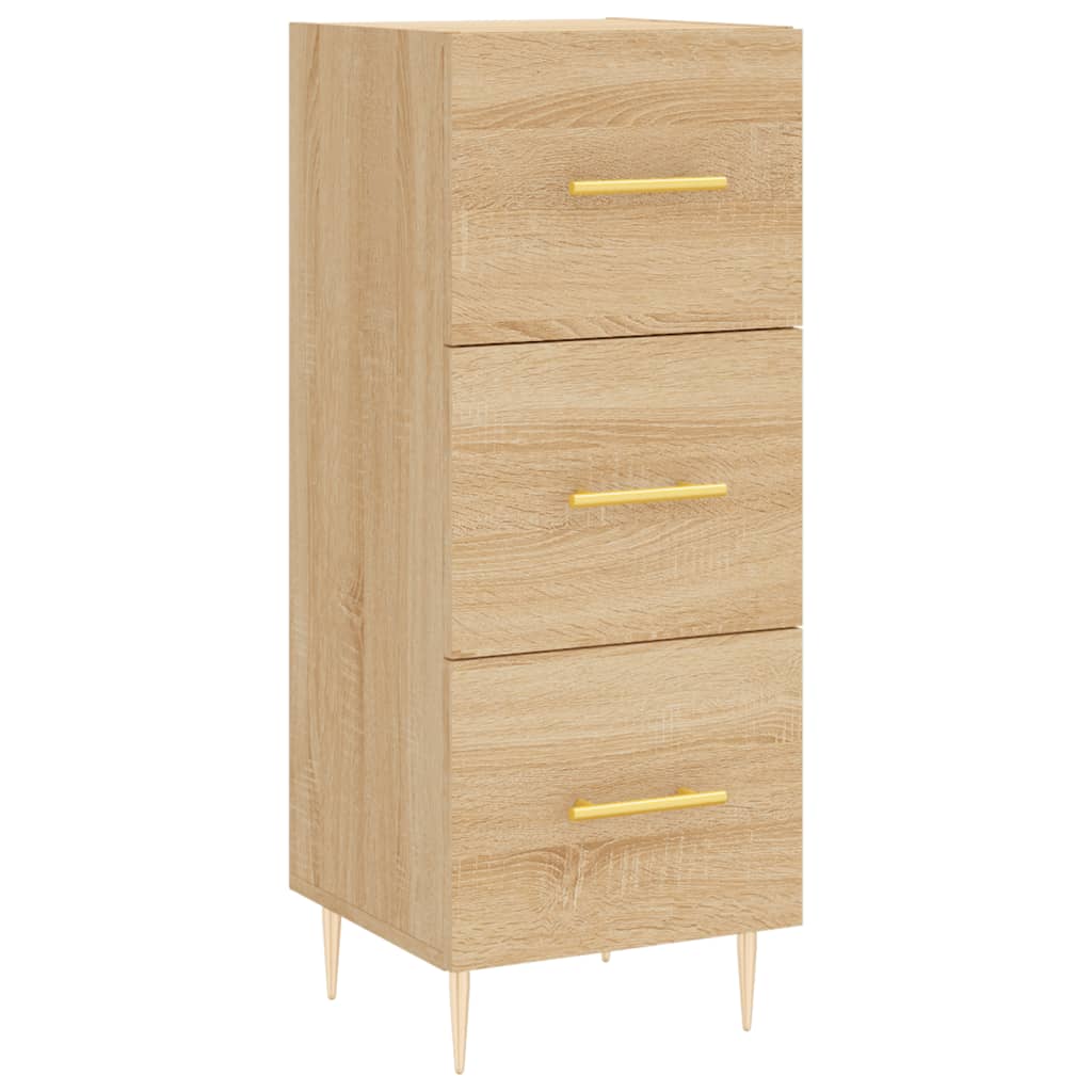 Dressoir 34,5x34x90 cm bewerkt hout