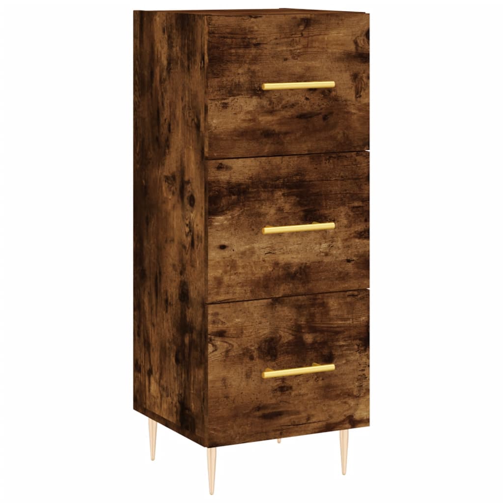 Buffet 34,5x34x90 cm en bois travaillé