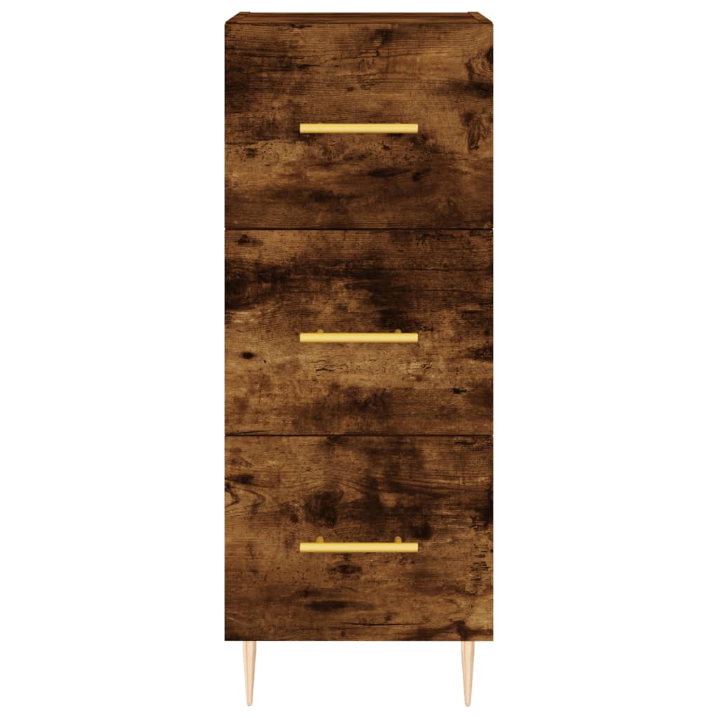 Buffet 34,5x34x90 cm en bois travaillé