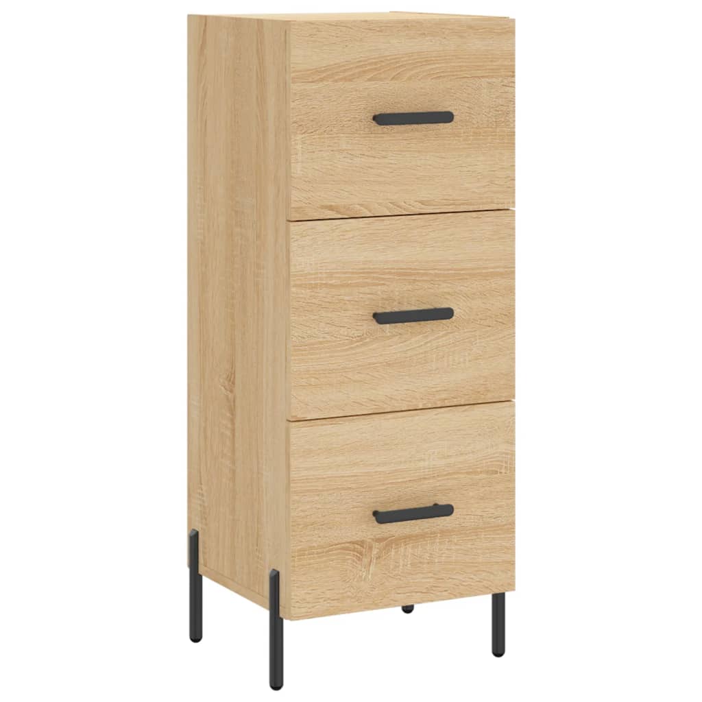 Dressoir 34,5x34x90 cm bewerkt hout