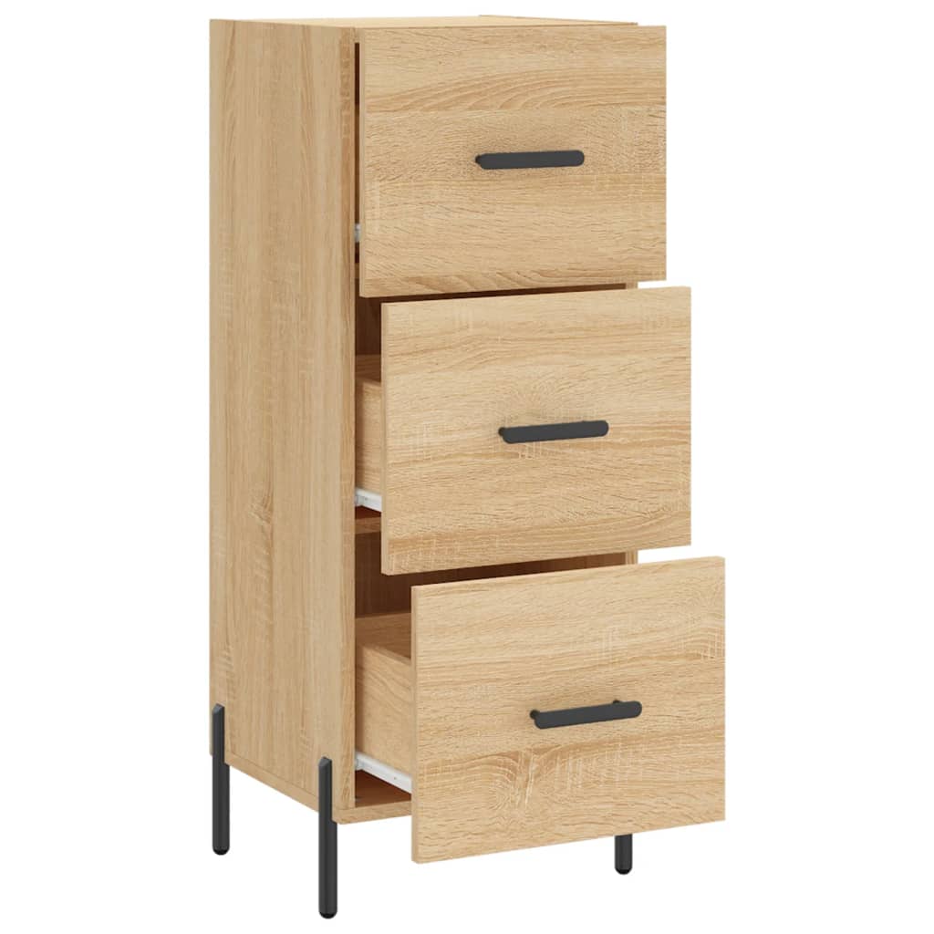 Dressoir 34,5x34x90 cm bewerkt hout