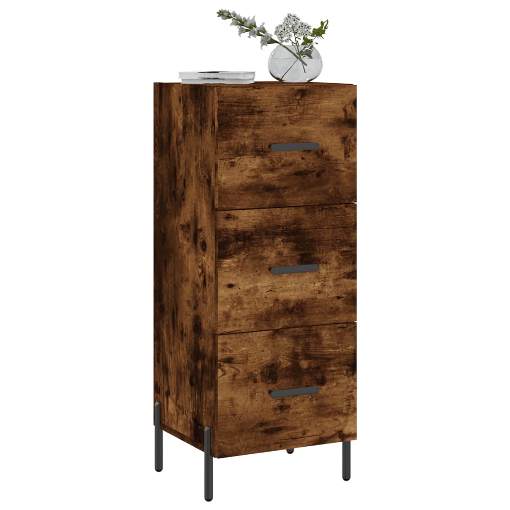 Buffet 34,5x34x90 cm en bois travaillé