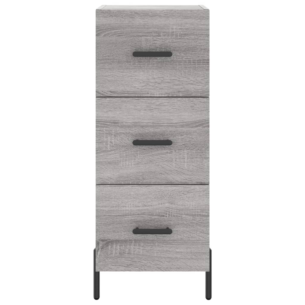 Dressoir 34,5x34x90 cm bewerkt hout