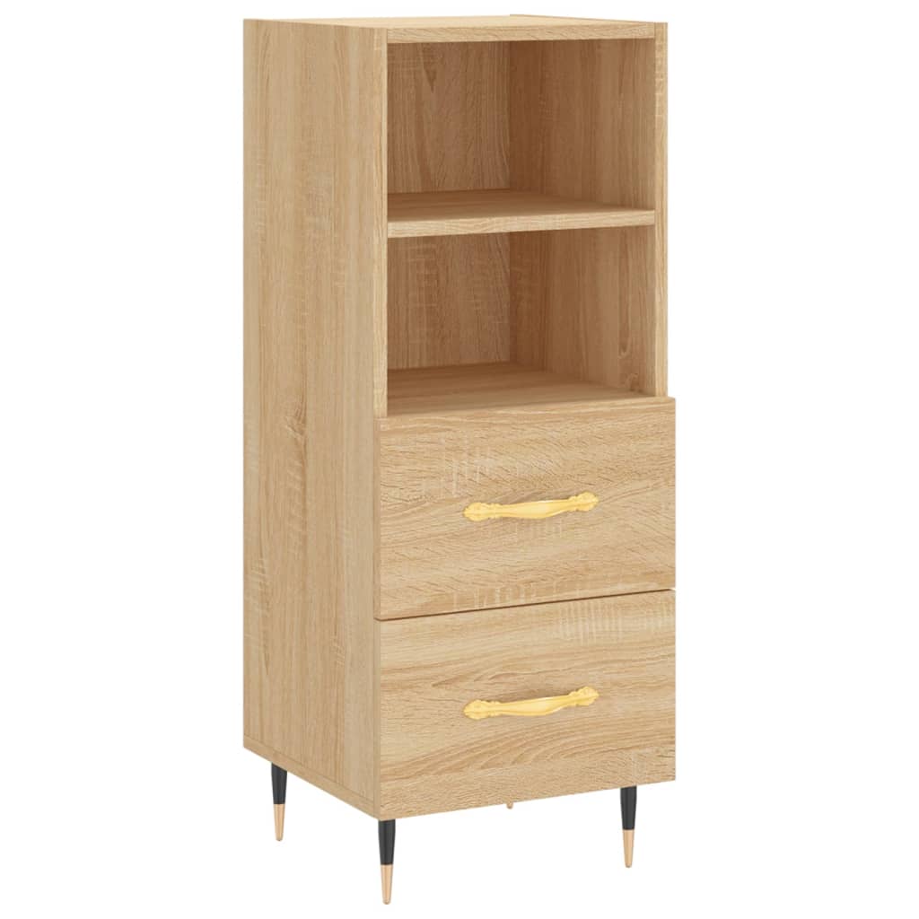 Dressoir 34,5x34x90 cm bewerkt hout